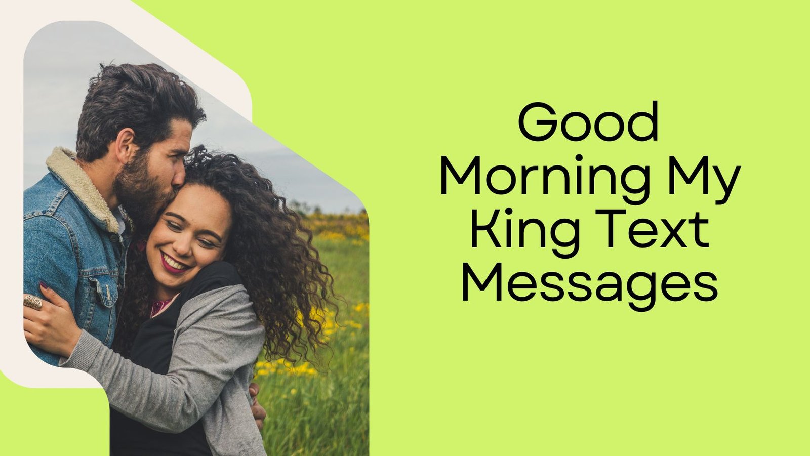 Good Morning My King Text Messages