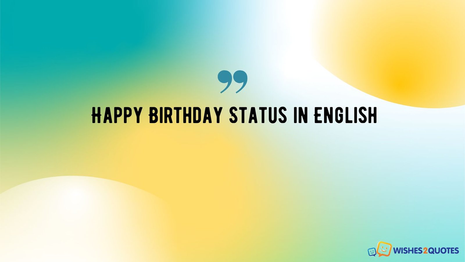 Happy Birthday Status in English