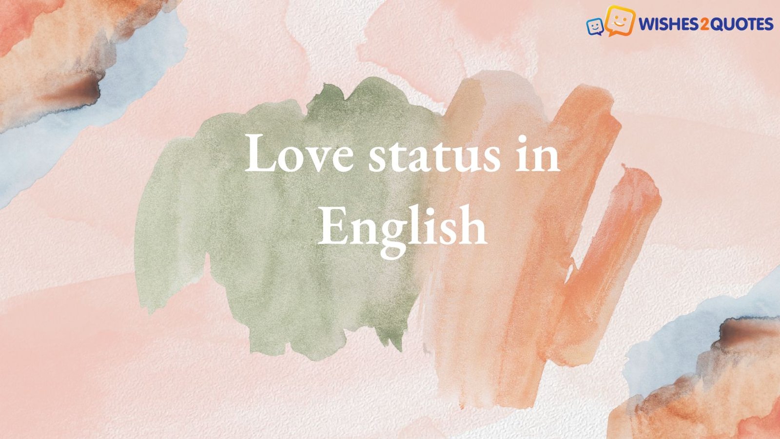 Love status in English