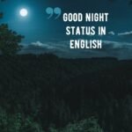 Good Night Status in English